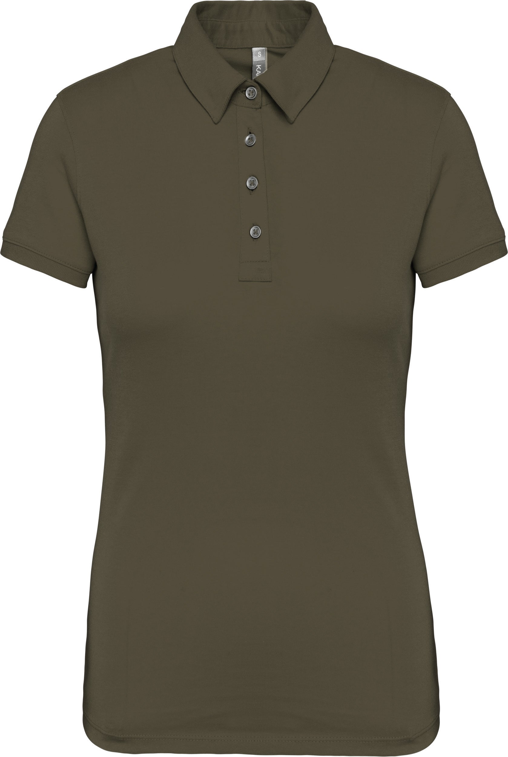 Polo jersey manches courtes femme