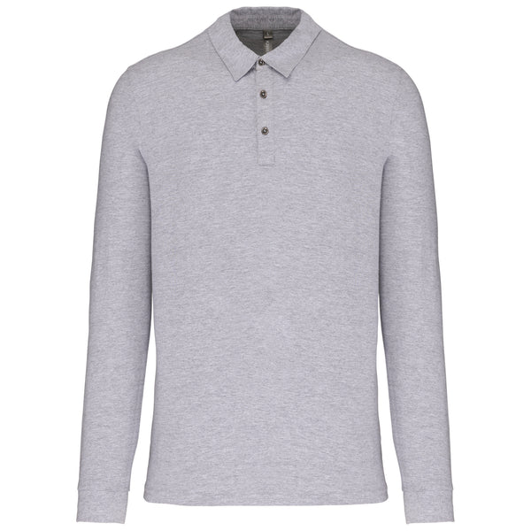 Polo jersey manches longues homme