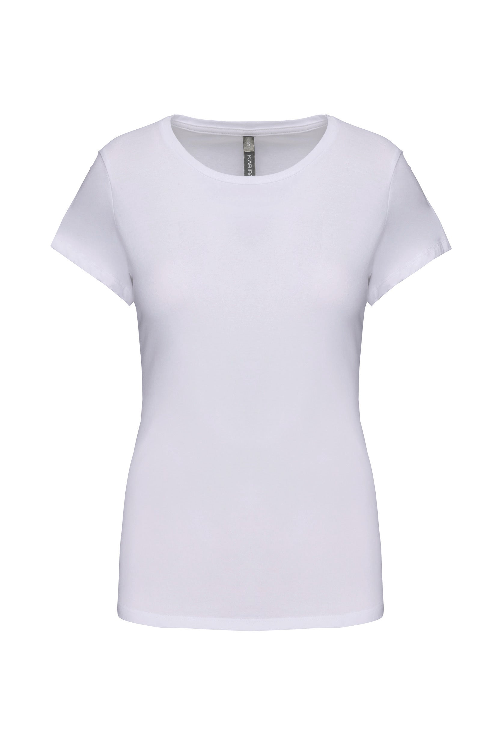 Dames T-shirt met korte mouwen en ronde hals