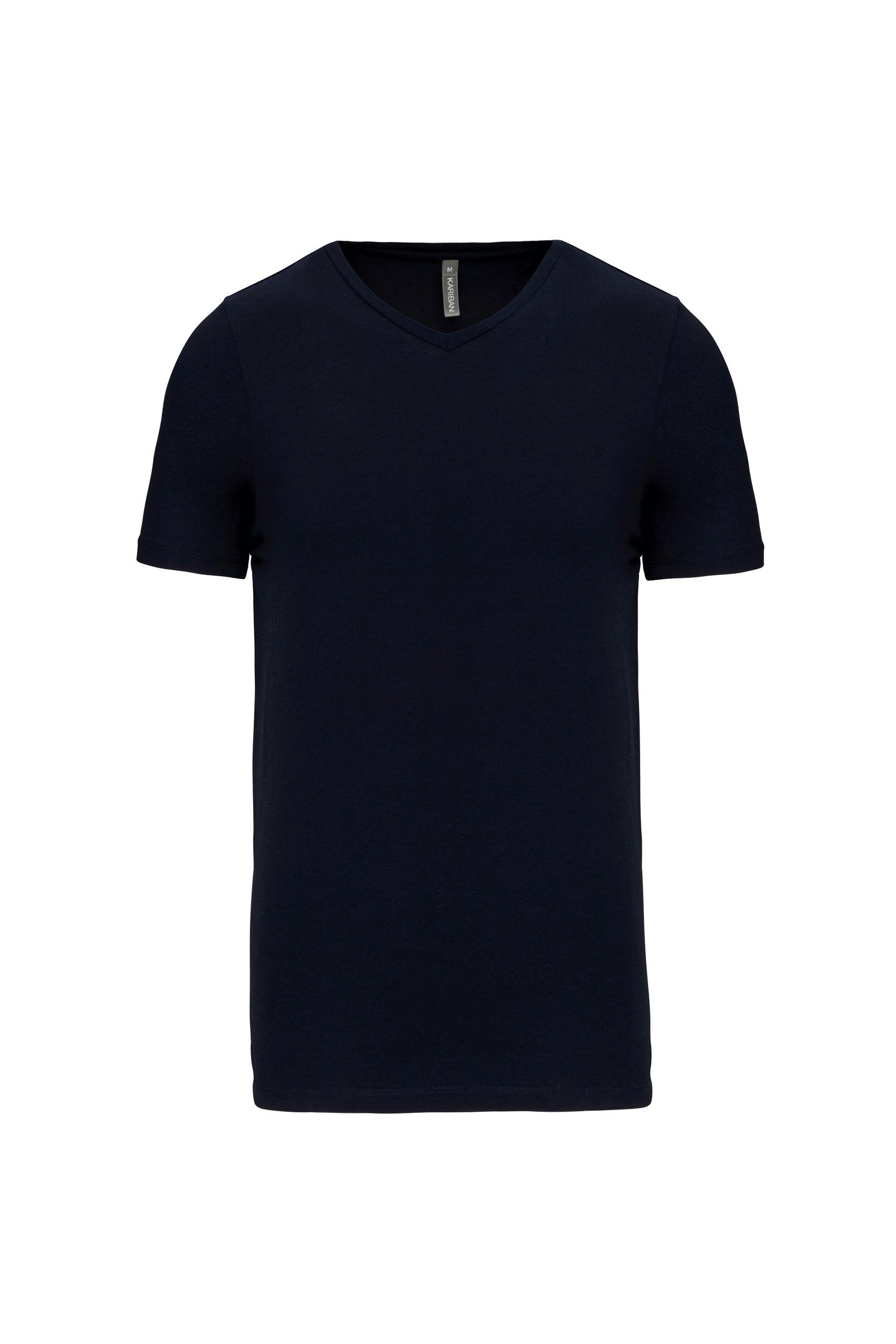 Heren T-shirt met V-hals en korte mouwen