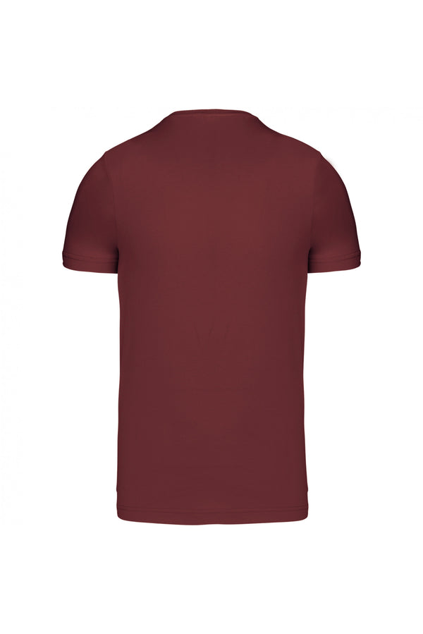 Short-sleeved V-neck T-shirt