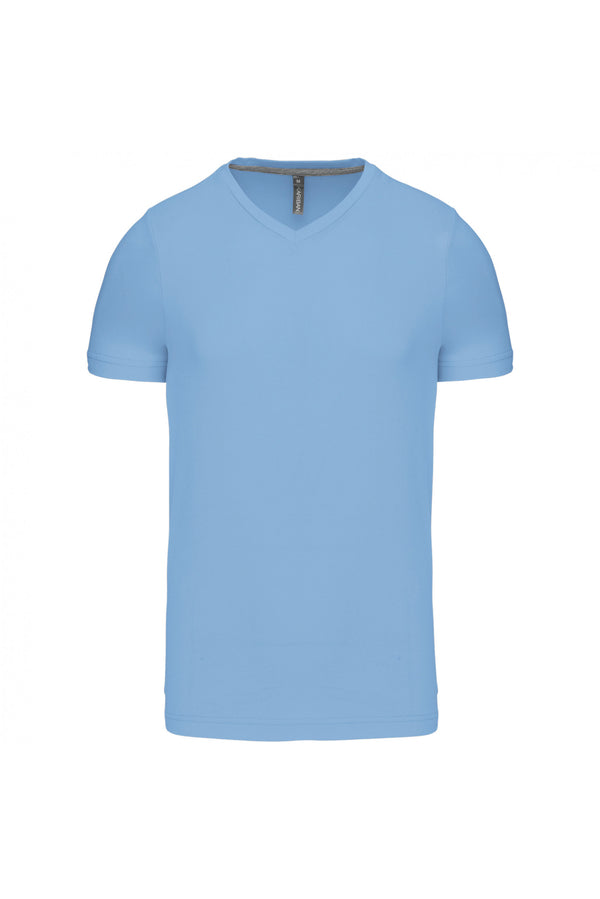 Short-sleeved V-neck T-shirt