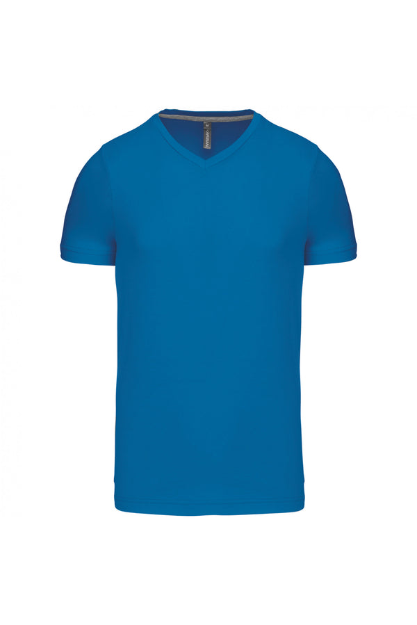 Short-sleeved V-neck T-shirt