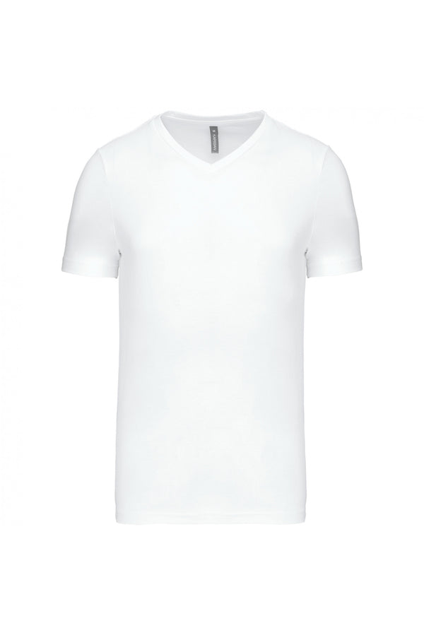 Short-sleeved V-neck T-shirt