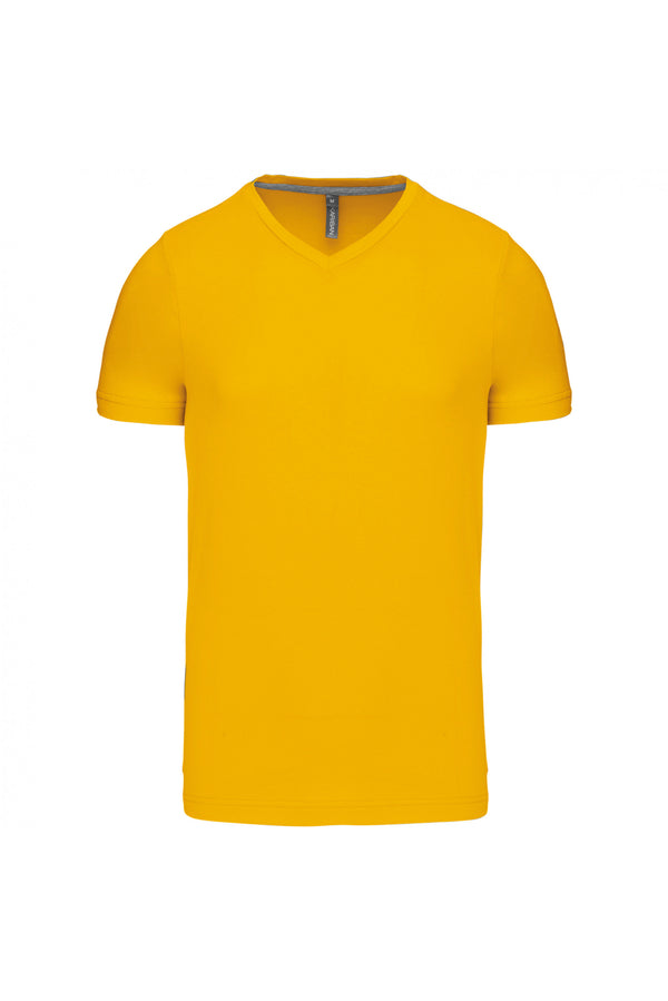 Short-sleeved V-neck T-shirt