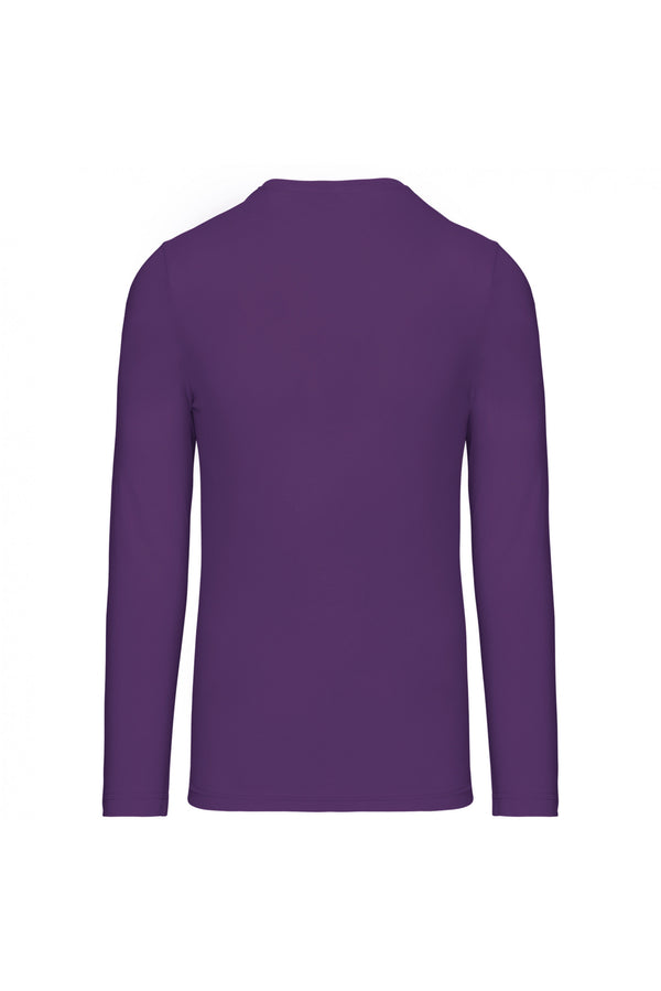 Men's long-sleeved round neck t-shirt