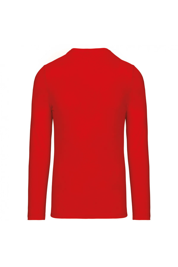 Men's long-sleeved round neck t-shirt