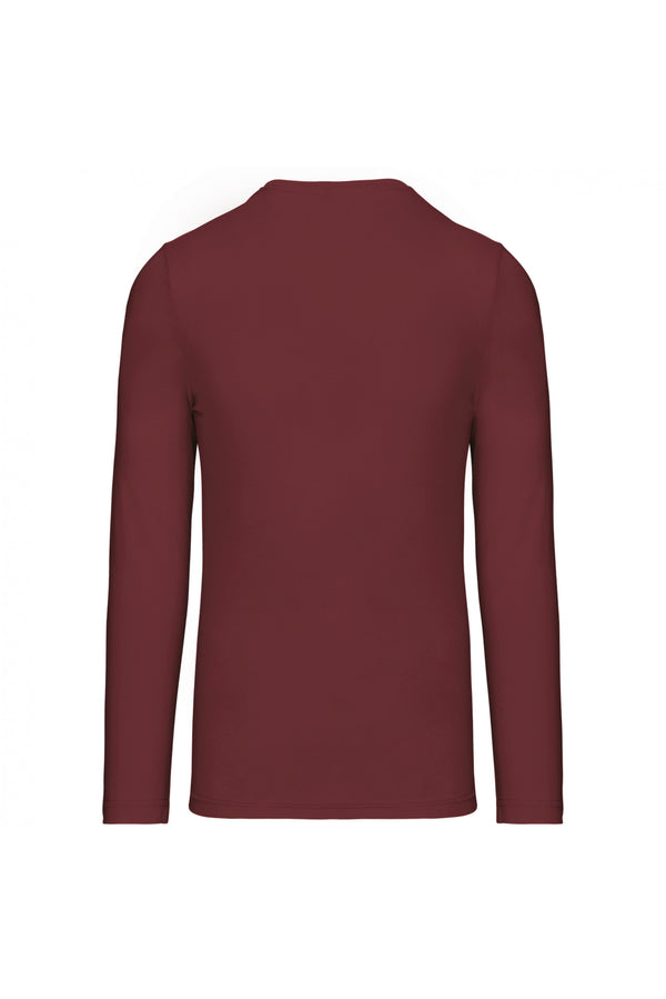 Men's long-sleeved round neck t-shirt