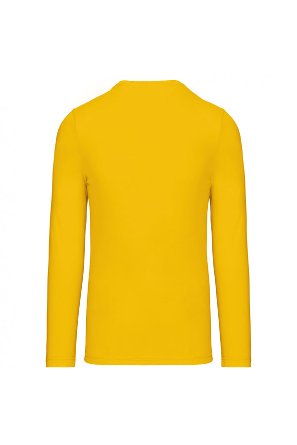 Men's long-sleeved round neck t-shirt