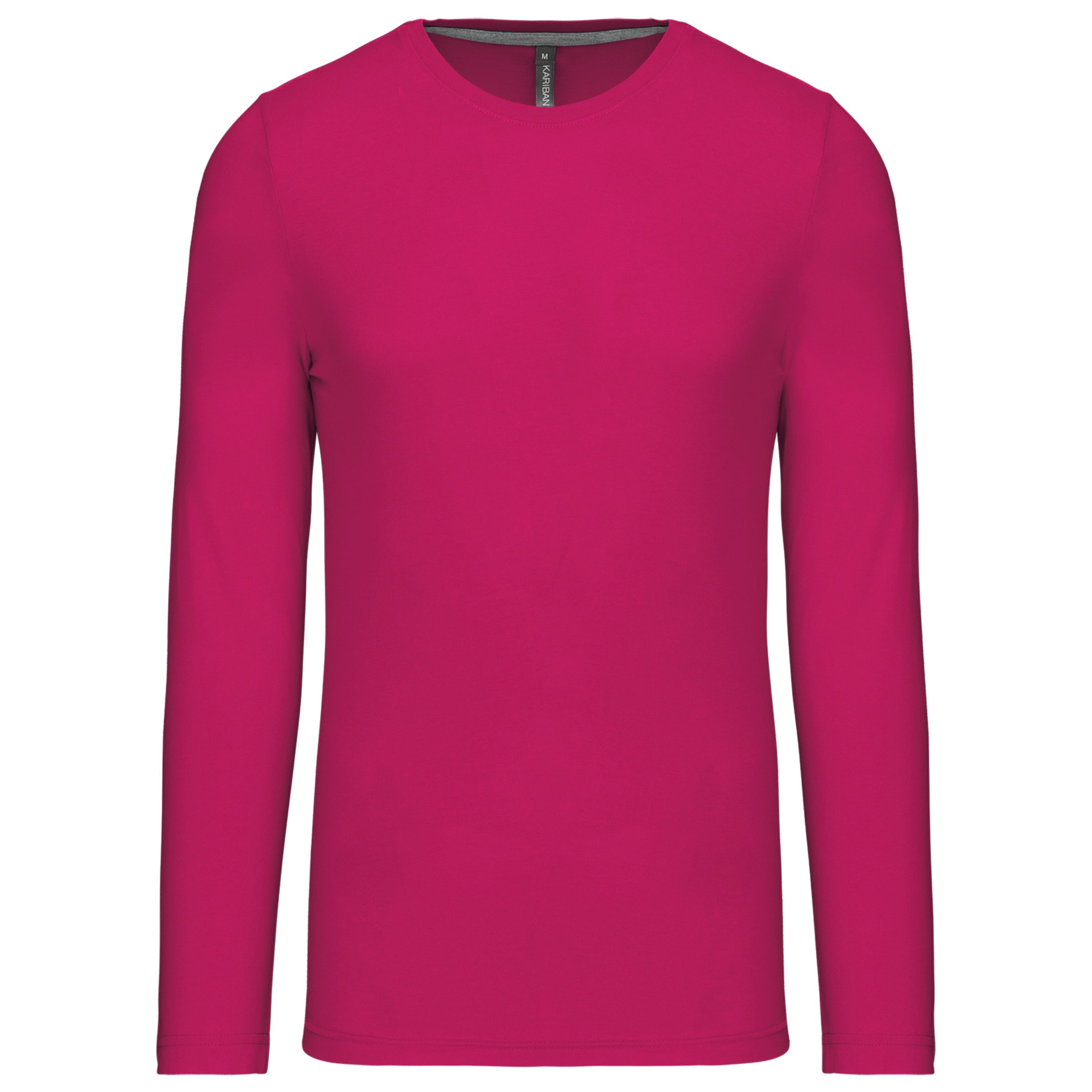 T-shirt col rond manches longues homme