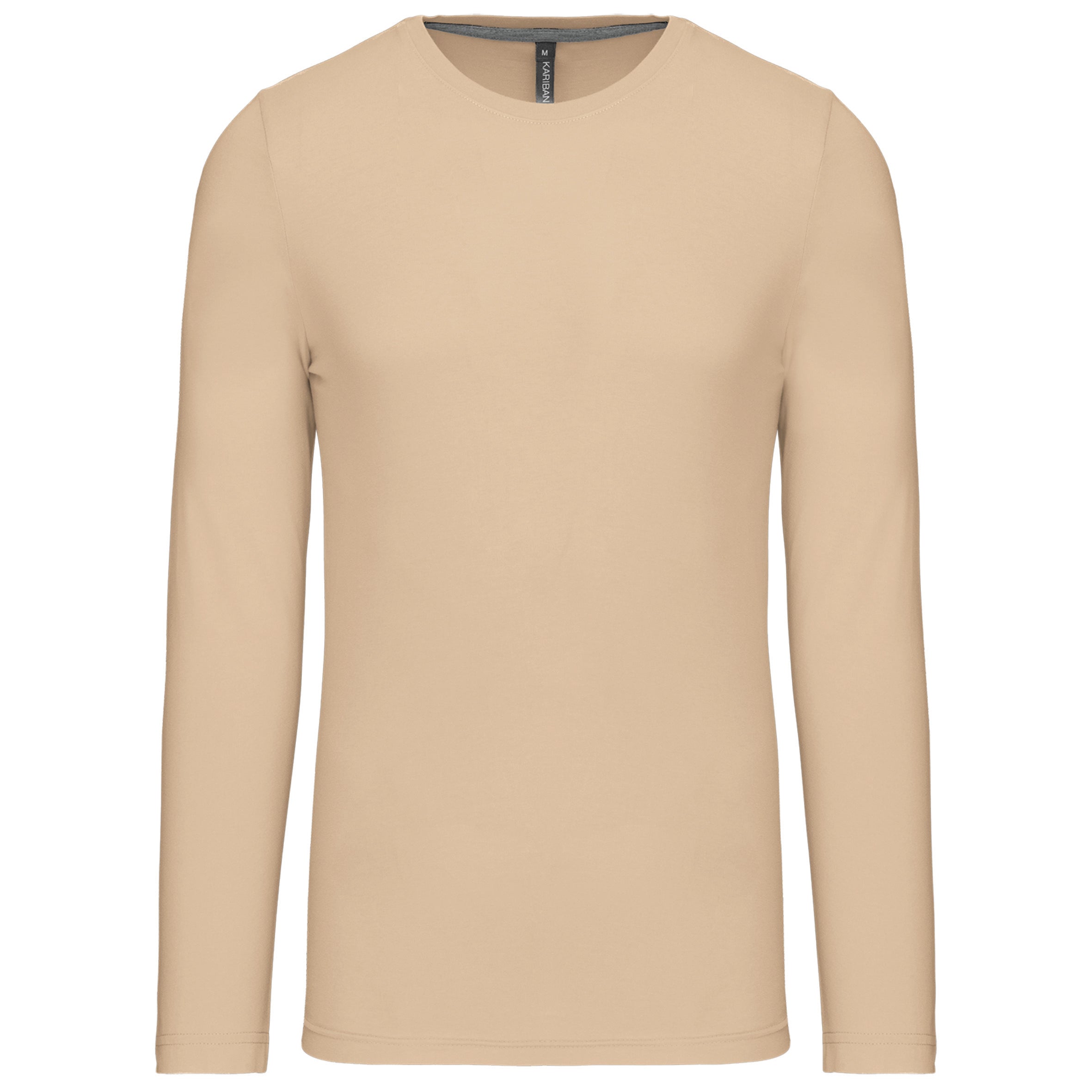 T-shirt col rond manches longues homme