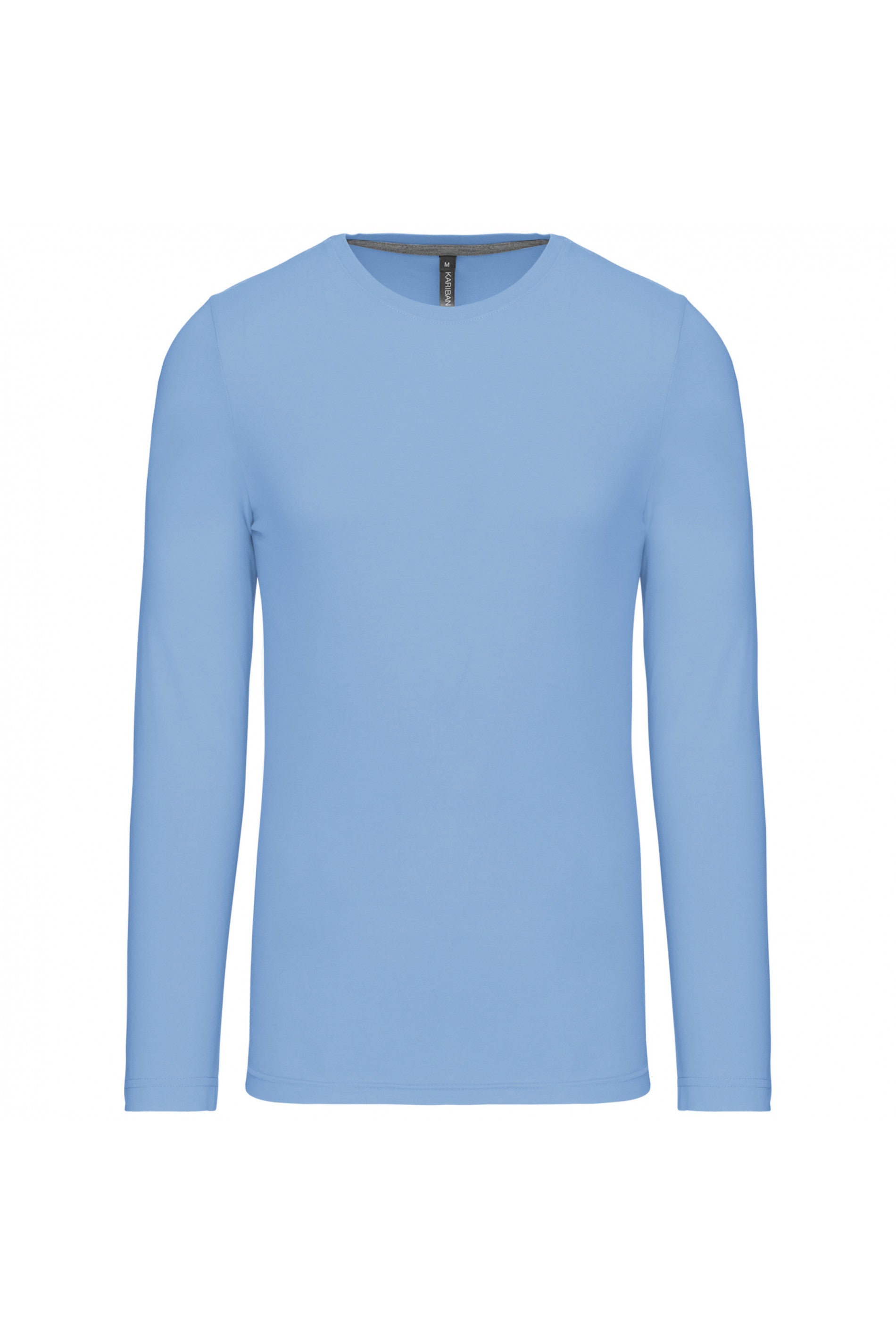 Men's long-sleeved round neck t-shirt