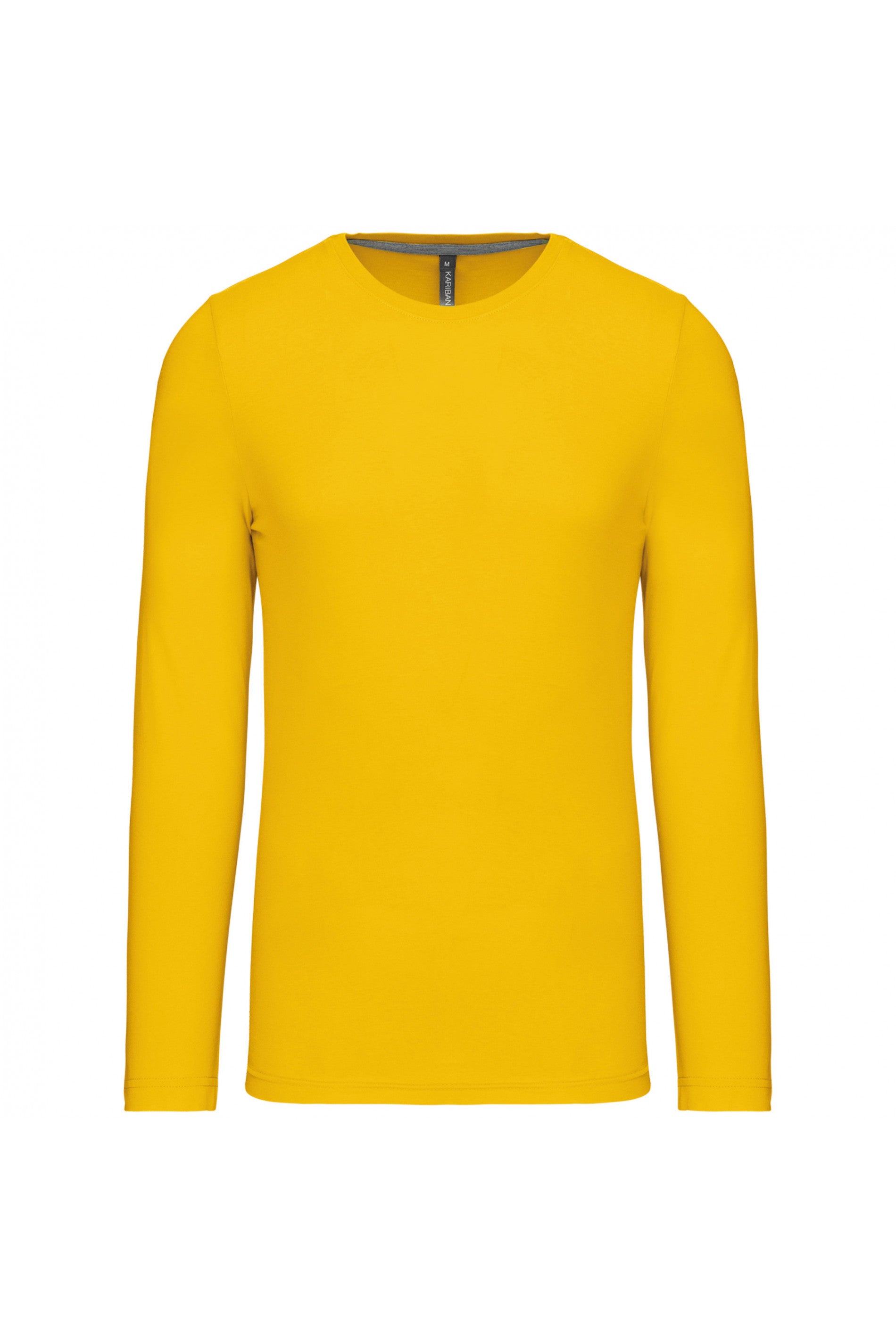 Men's long-sleeved round neck t-shirt