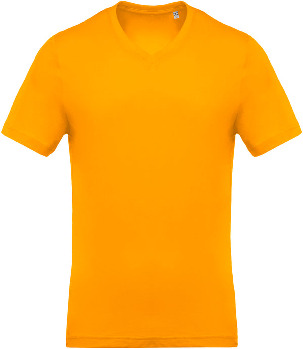 Men's short-sleeved V-neck T-shirt