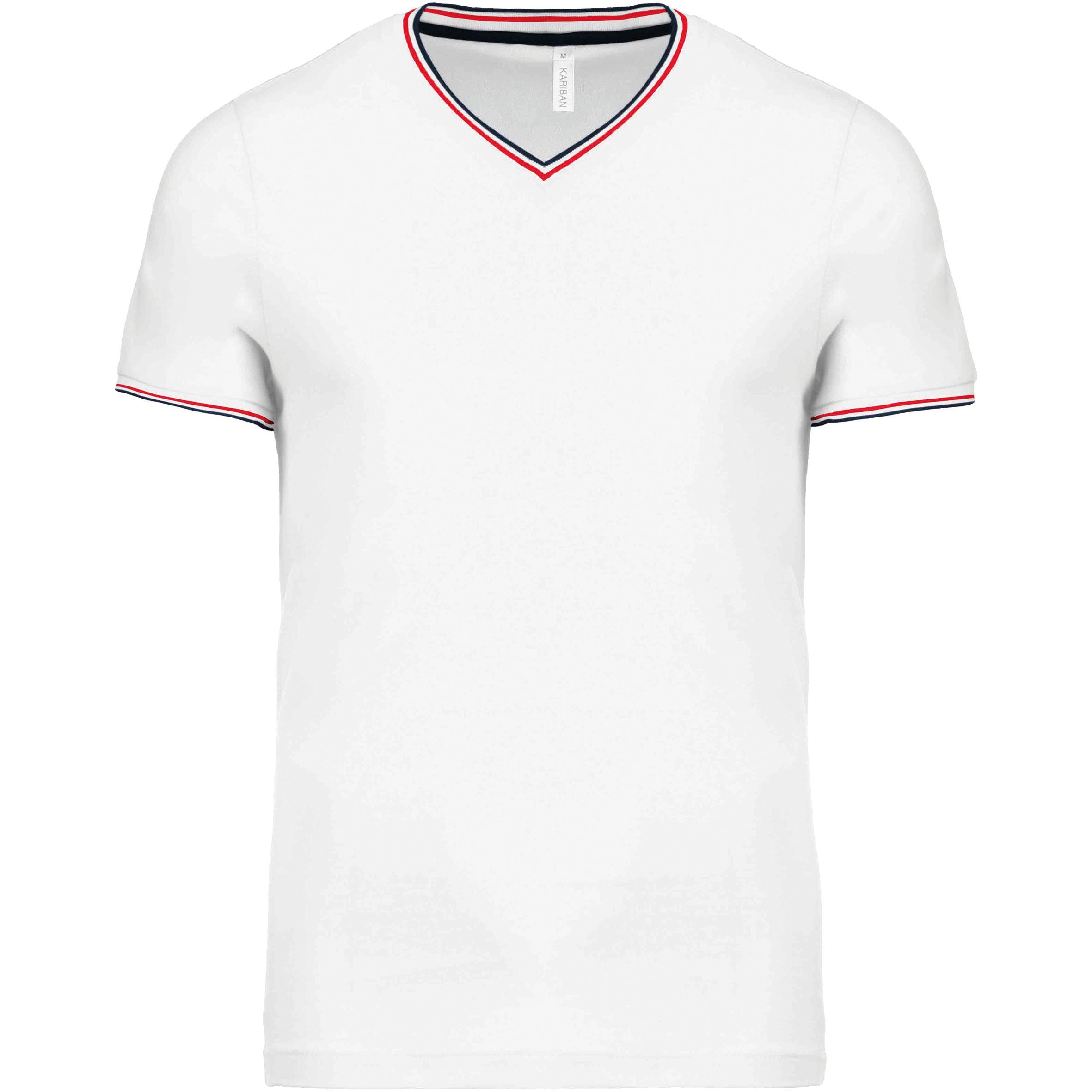 T-shirt maille piquée col V homme