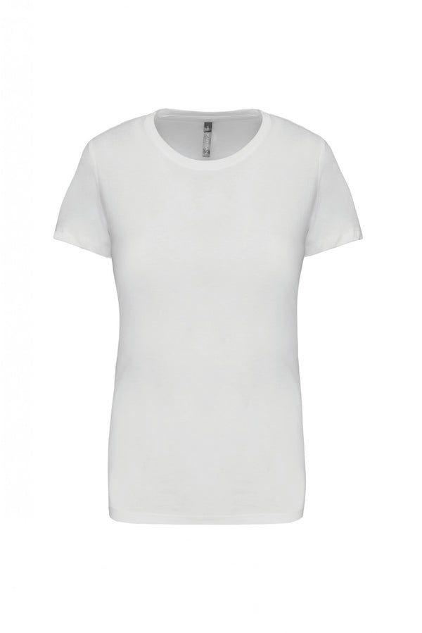Dames T-shirt met korte mouwen en ronde hals