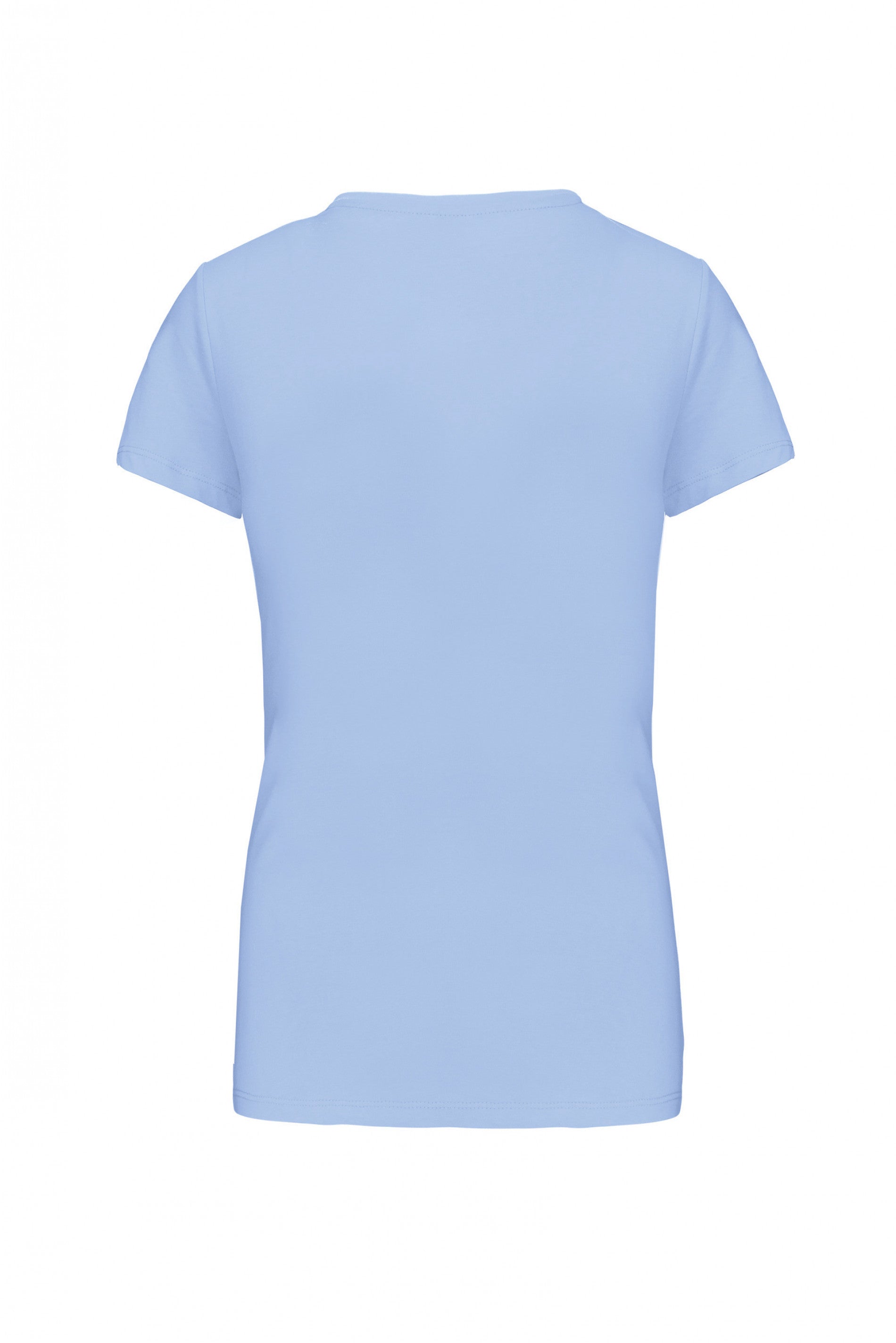 Dames T-shirt met V-hals en korte mouwen