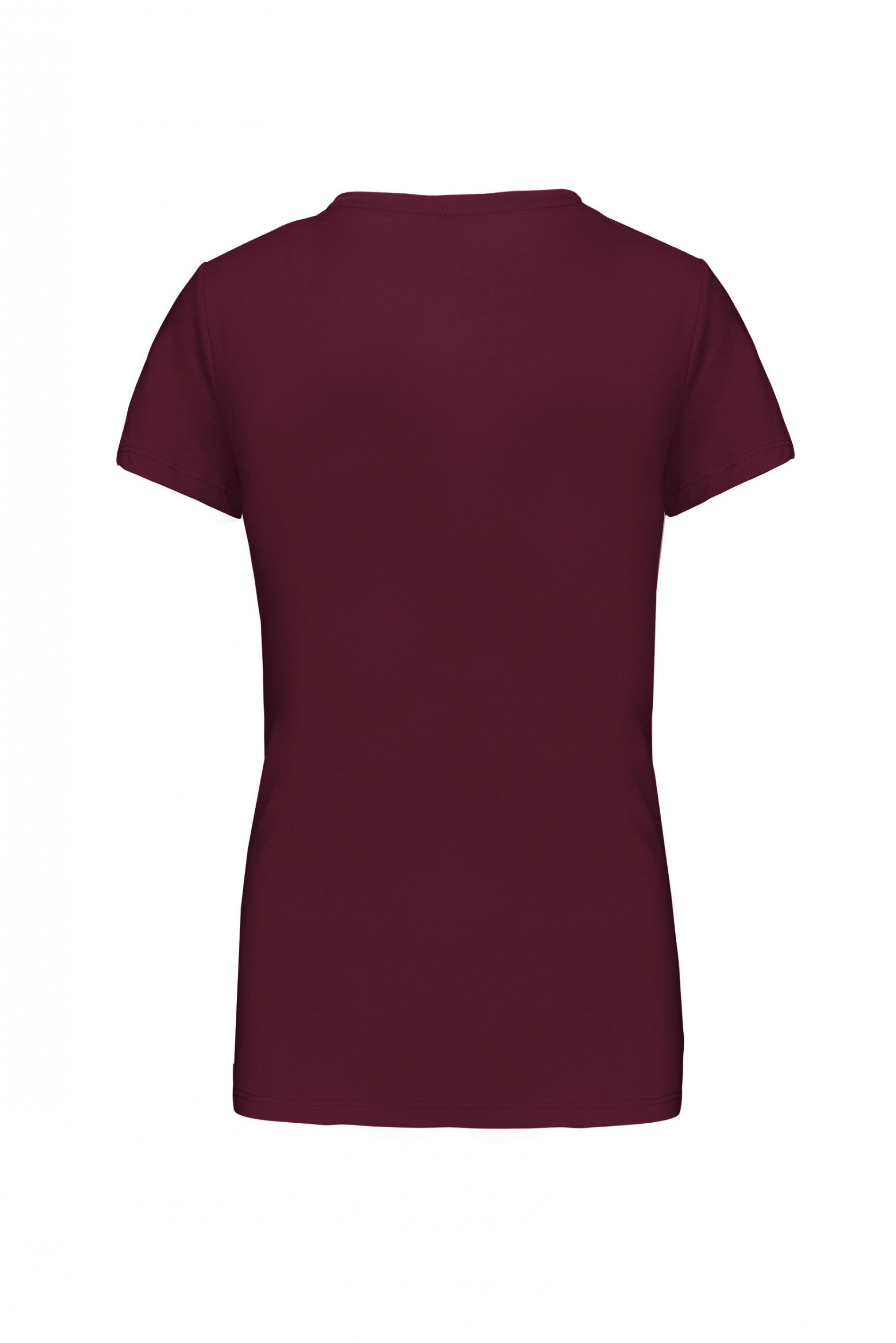 Dames T-shirt met V-hals en korte mouwen