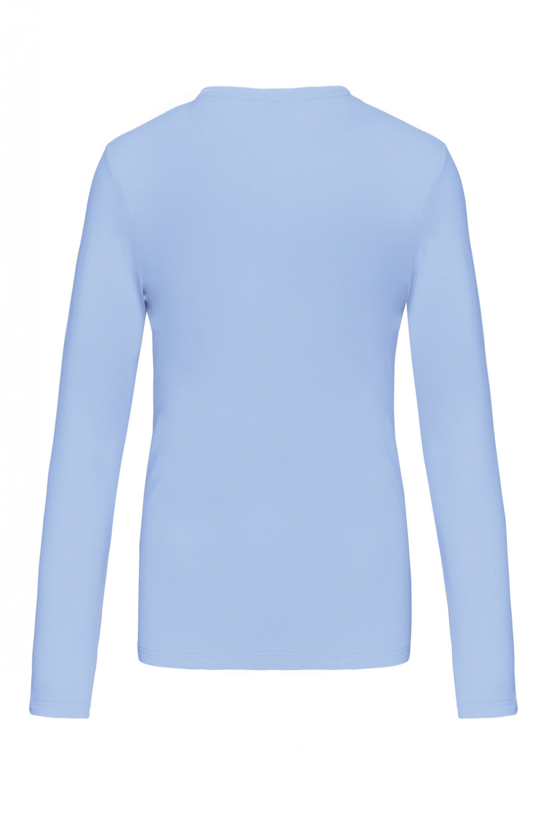 T-shirt col rond manches longues femme