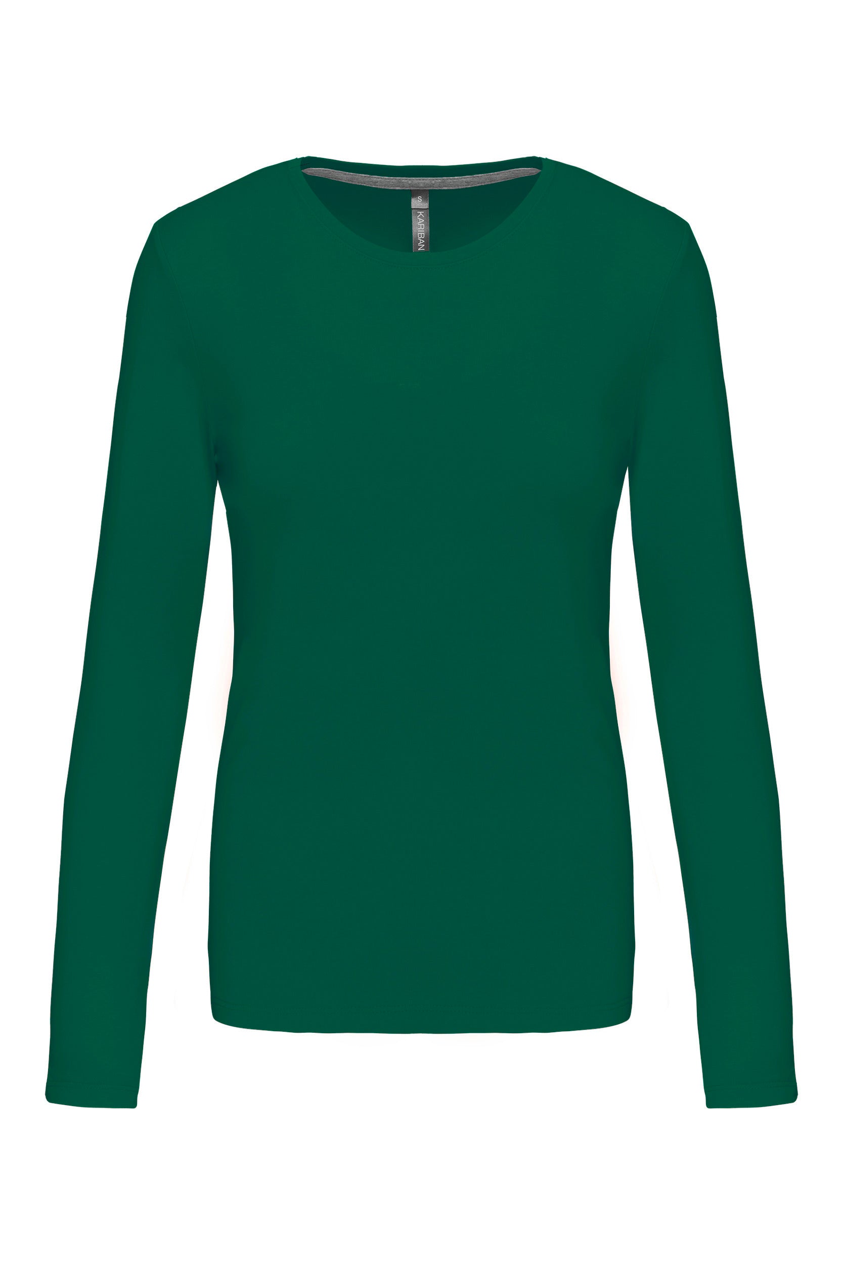T-shirt col rond manches longues femme