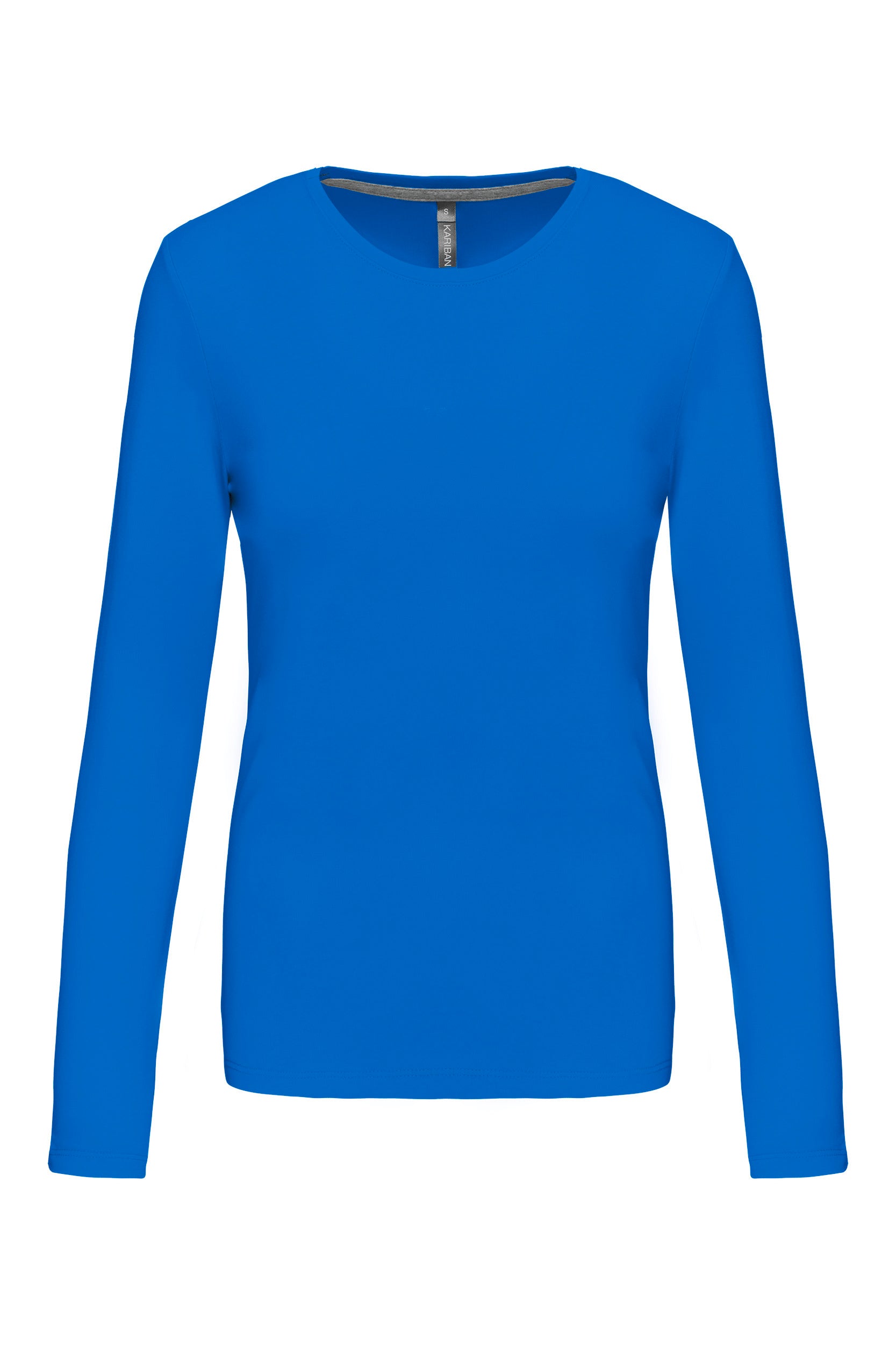 T-shirt col rond manches longues femme