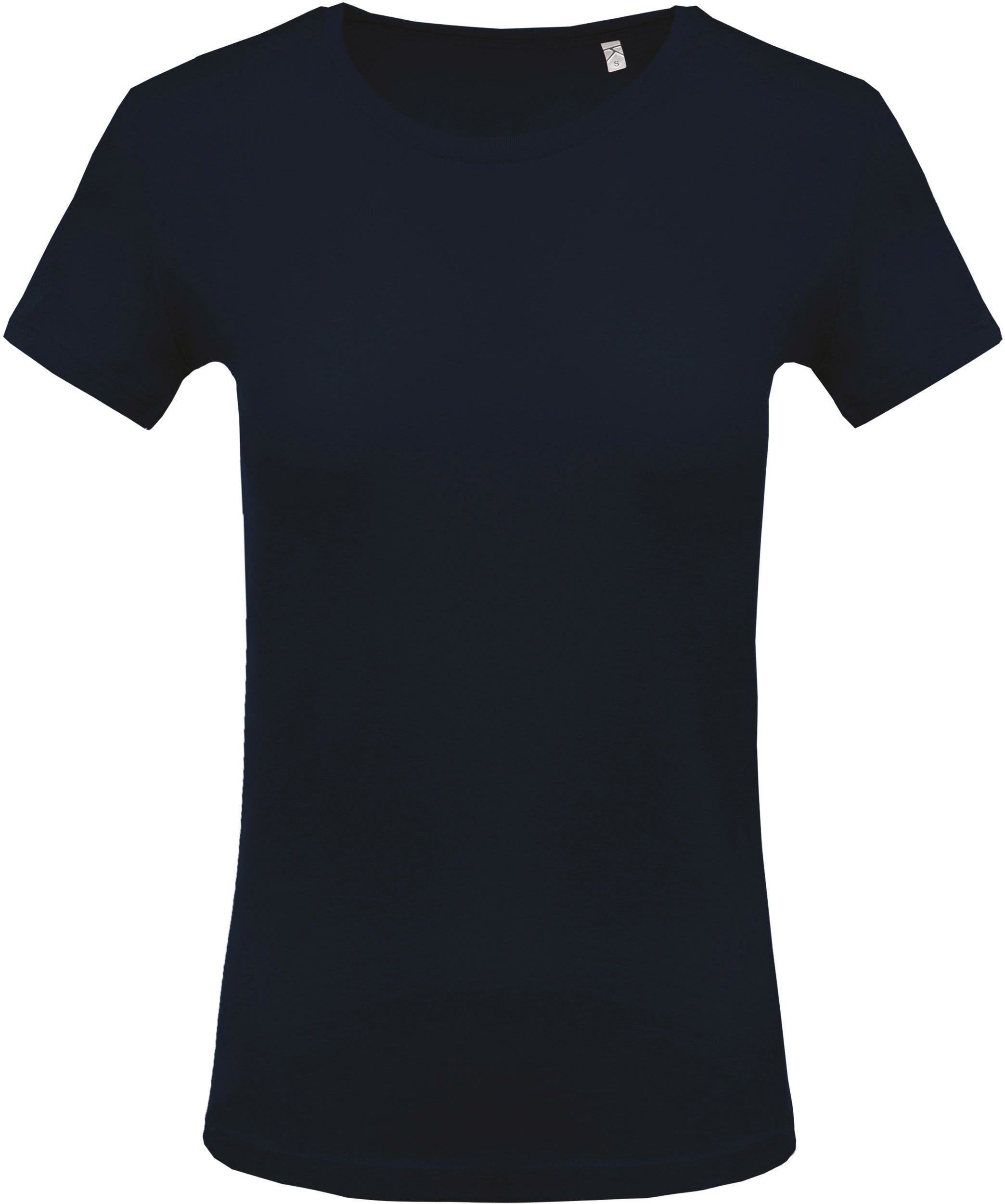 Dames T-shirt met korte mouwen en ronde hals