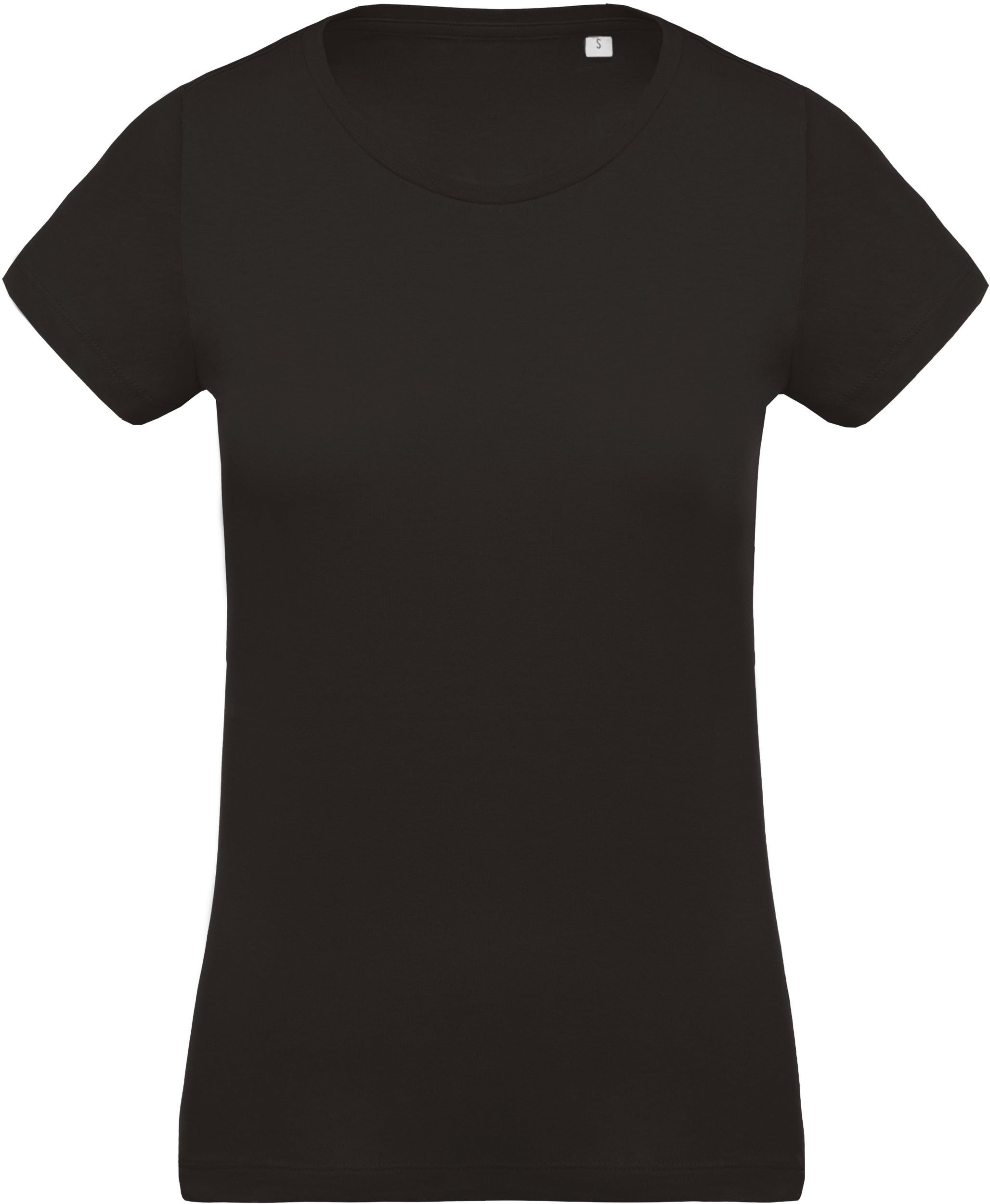 T-shirt coton Bio col rond femme