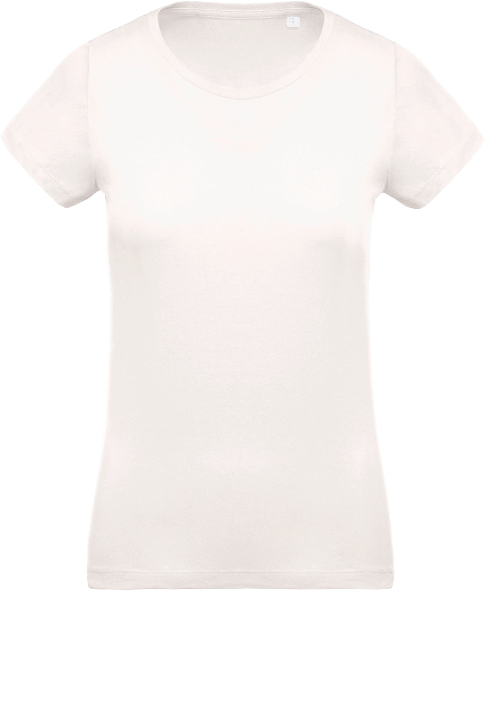 T-shirt coton Bio col rond femme