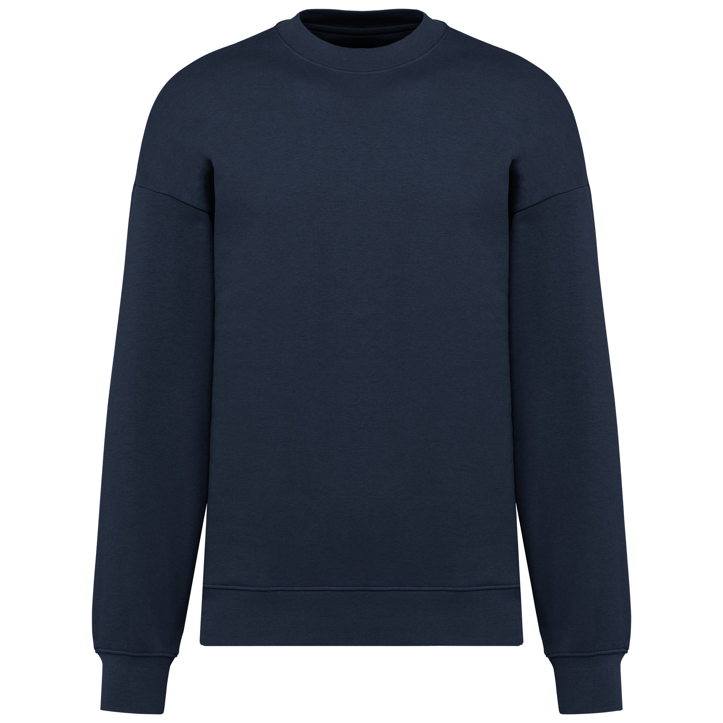 Uniseks milieuvriendelijk oversized sweatshirt met ronde hals
