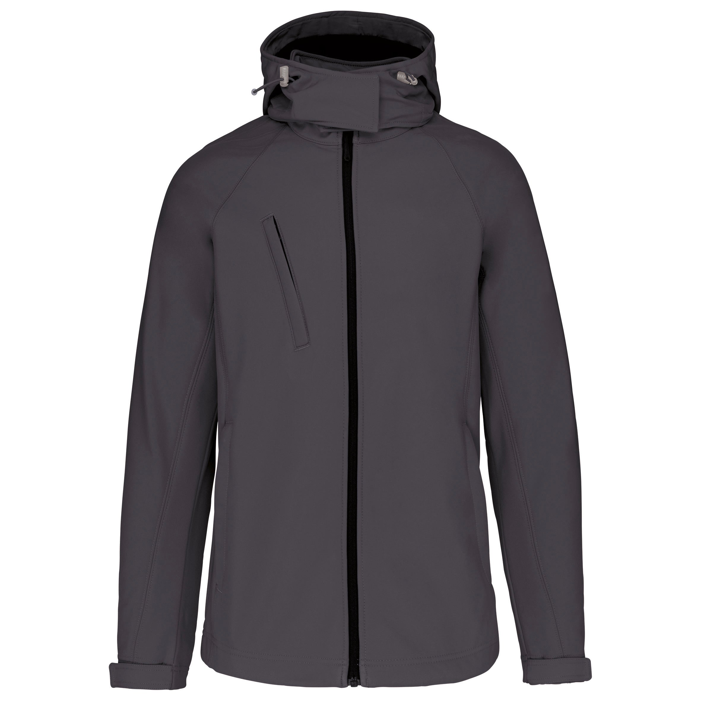 Softshell damesjack met afneembare capuchon