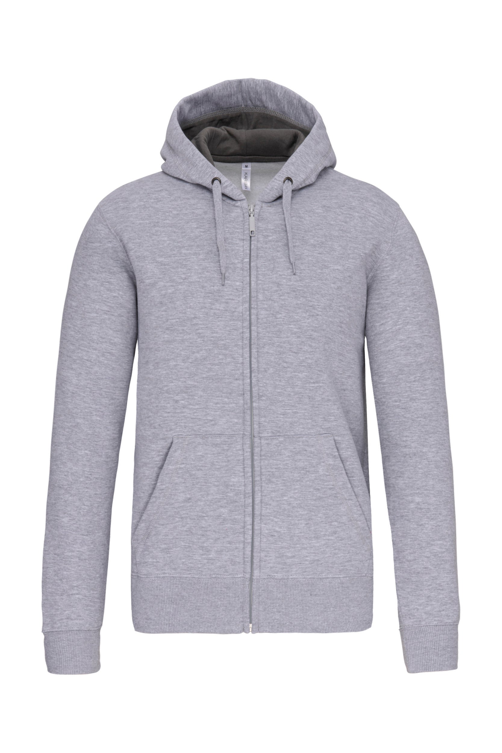 Sweat-shirt zippé capuche unisexe