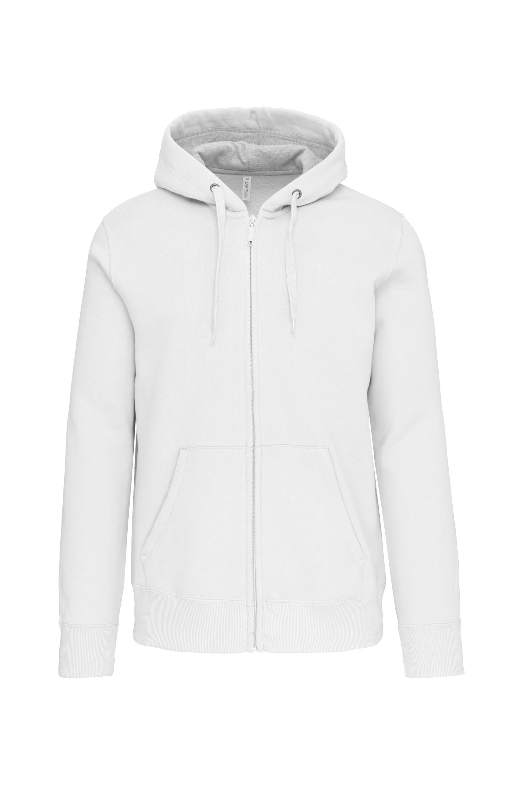 Sweat-shirt zippé capuche unisexe
