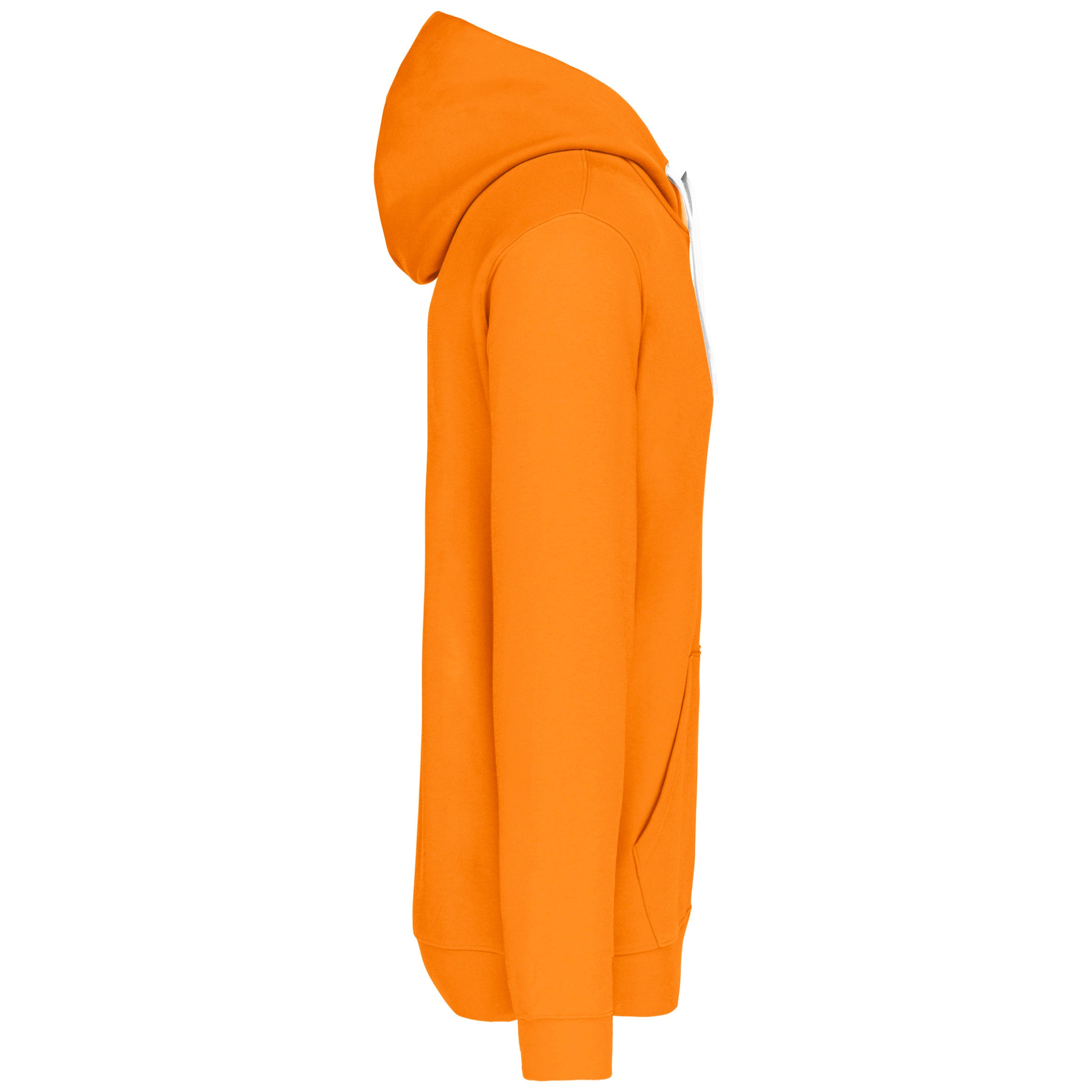 Sweat-shirt capuche contrastée homme