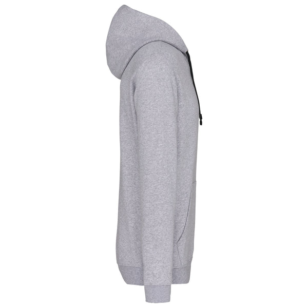 Men's contrast hooded sweatshirt