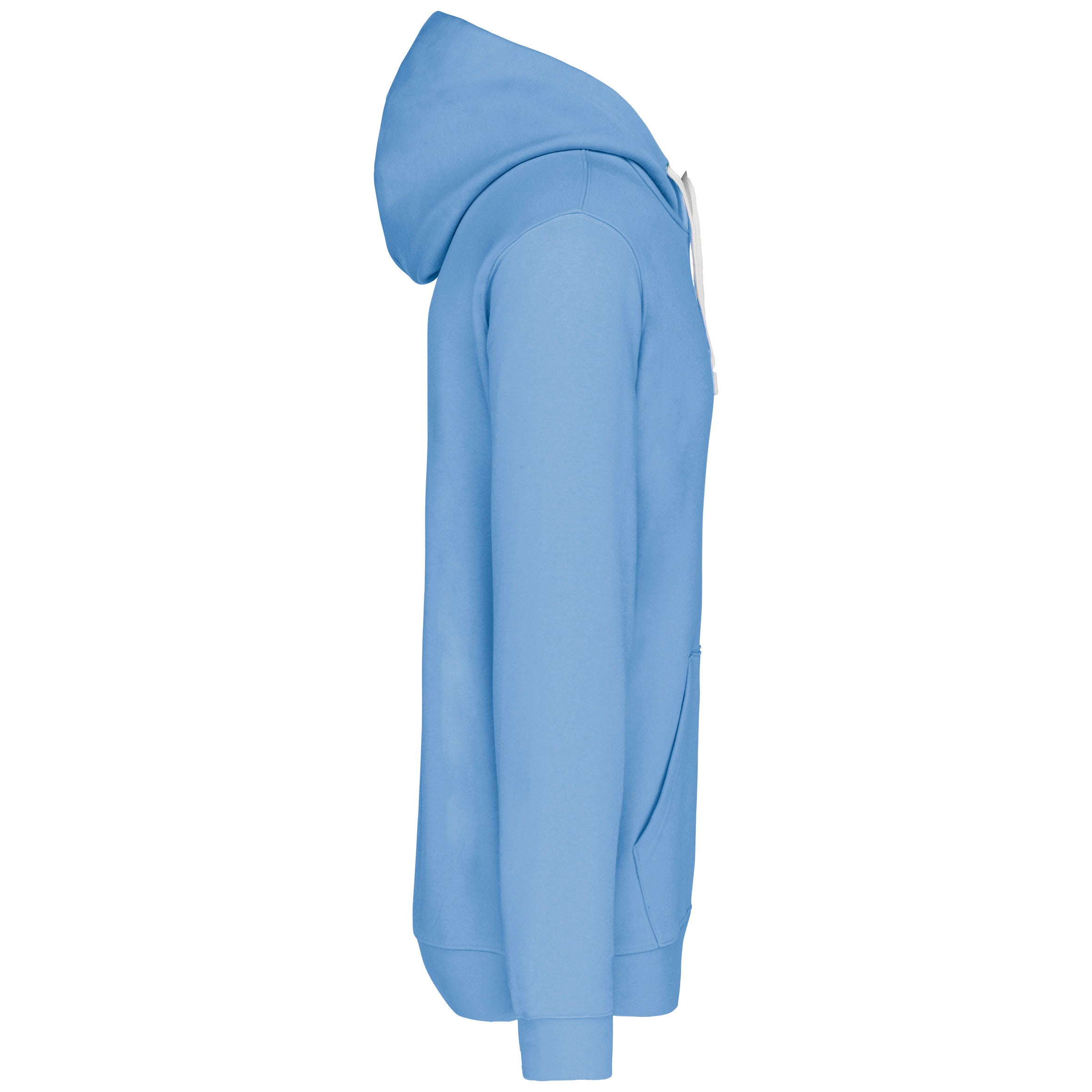 Sweat-shirt capuche contrastée homme