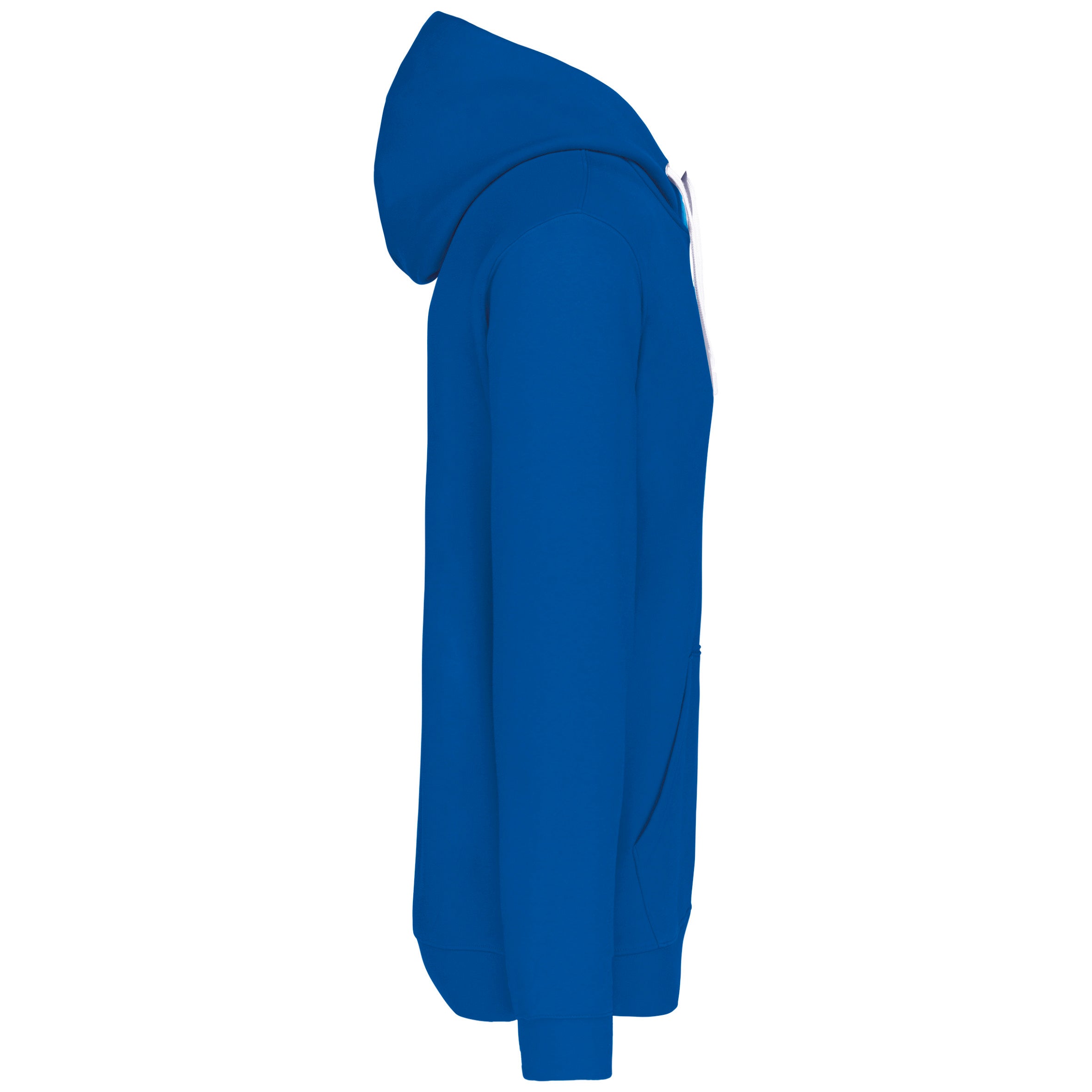 Sweat-shirt capuche contrastée homme