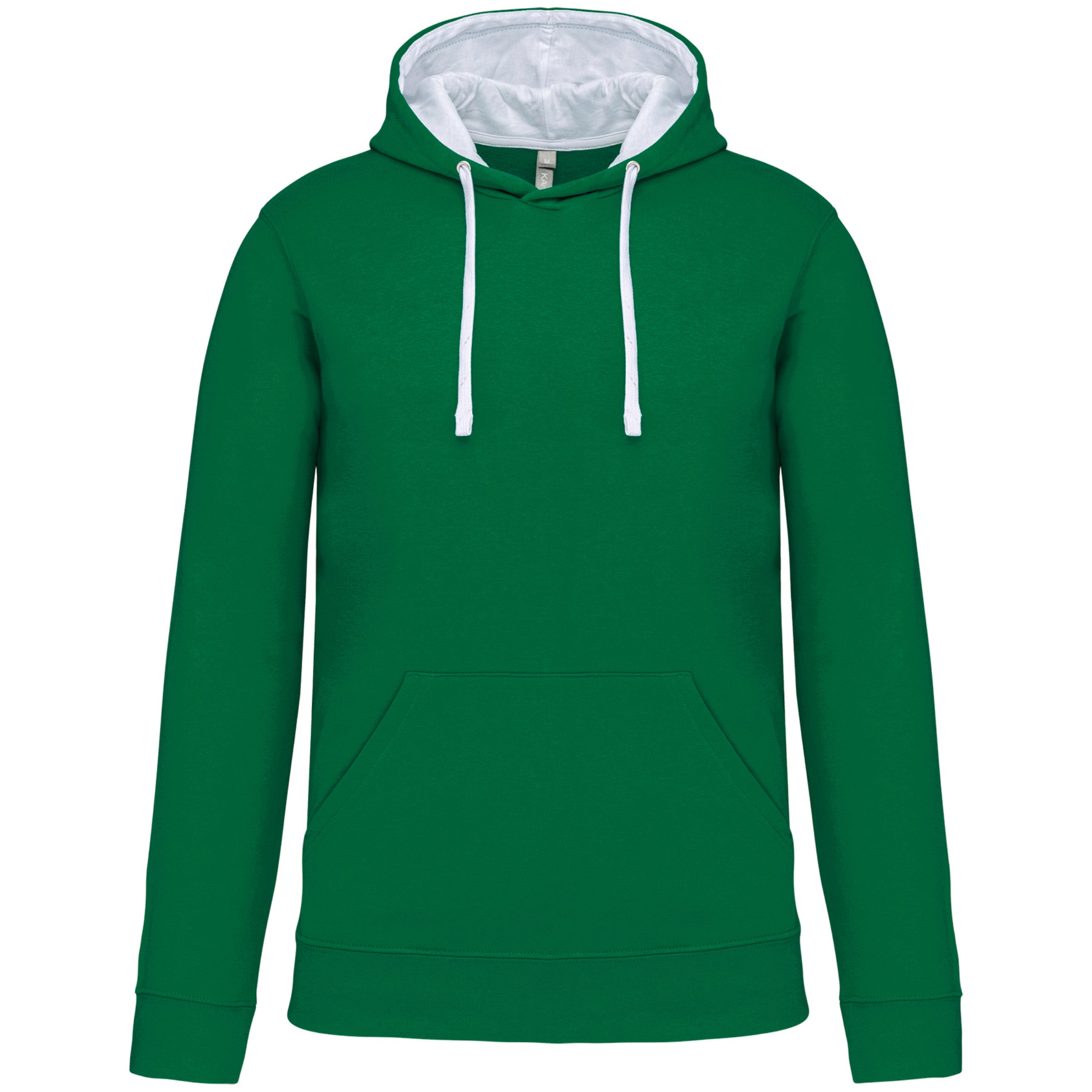 Contrasterend sweatshirt met capuchon voor heren