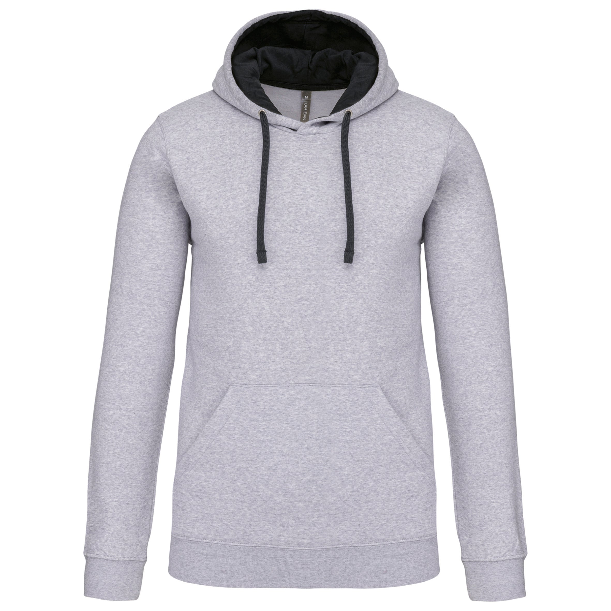 Sweat-shirt capuche contrastée homme