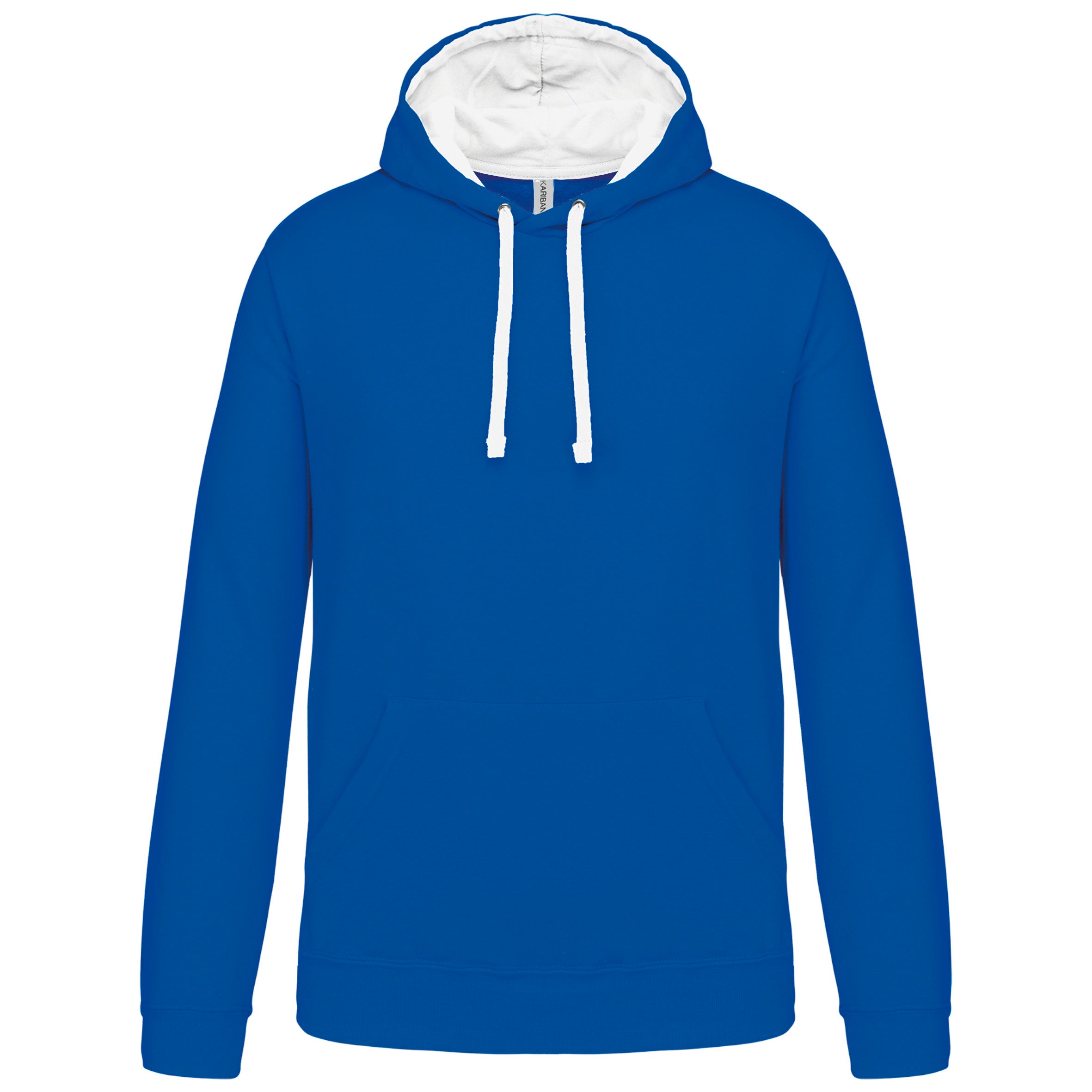 Sweat-shirt capuche contrastée homme