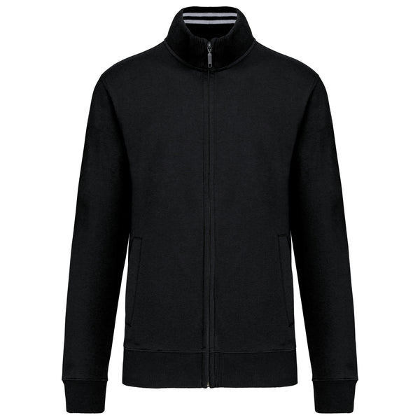 Men's zipped fleece jacket