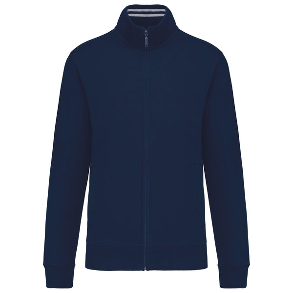 Men's zipped fleece jacket