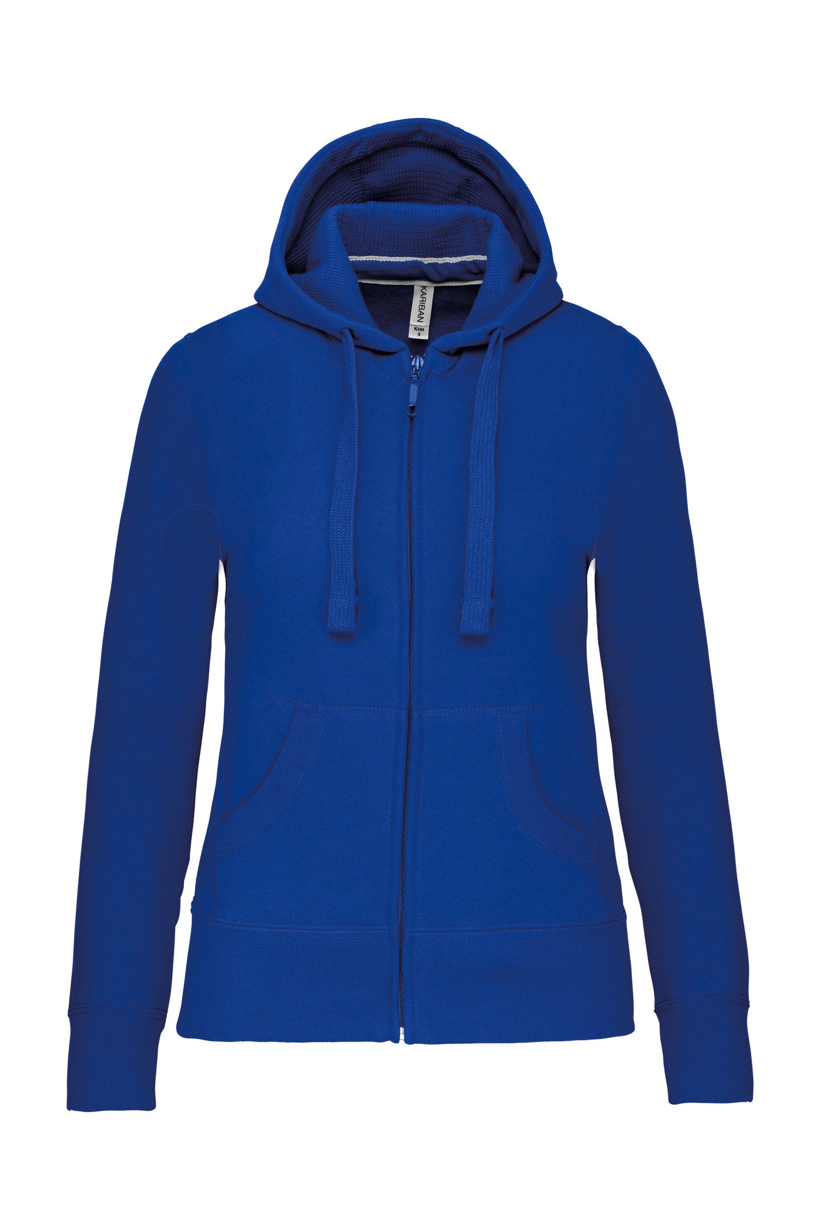Sweat-shirt zippé capuche femme