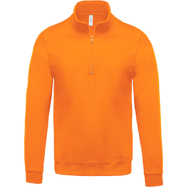 Sweat-shirt col zippé homme