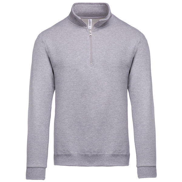 Sweat-shirt col zippé homme