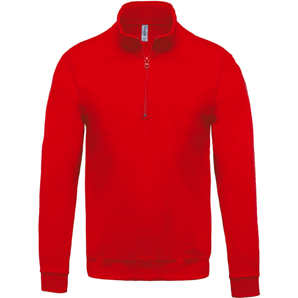 Sweat-shirt col zippé homme