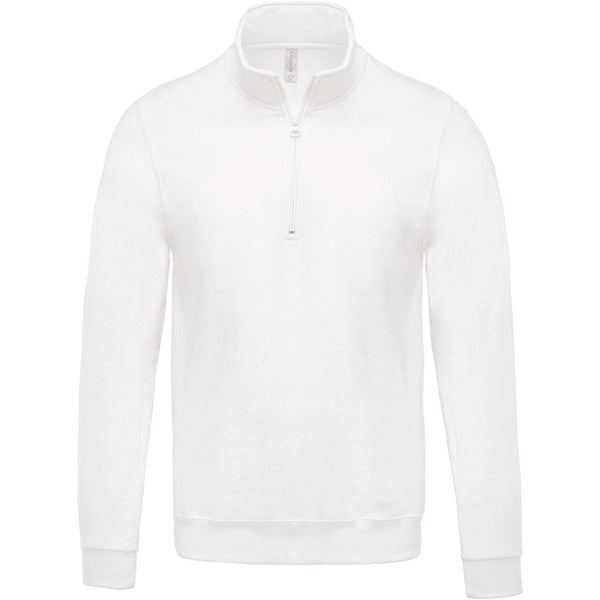 Sweat-shirt col zippé homme