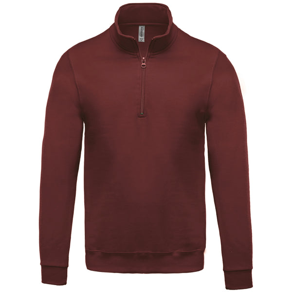 Men's zip-neck sweatshirt