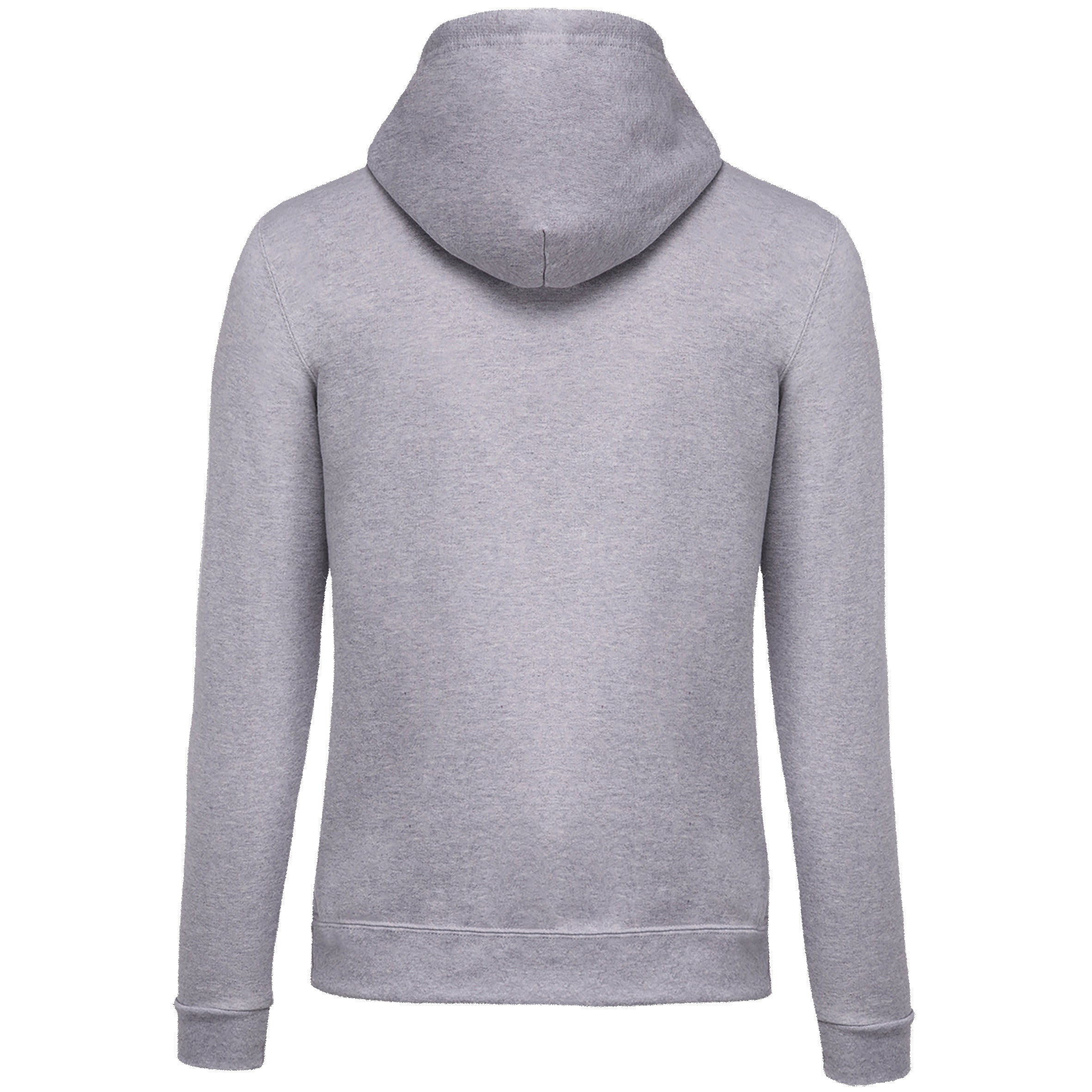 Unisex hooded zipped sweatshirt