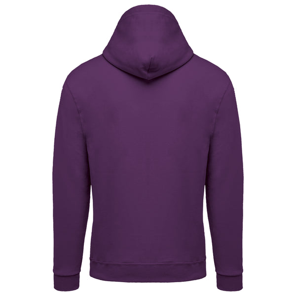 Unisex hooded zipped sweatshirt