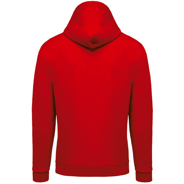 Unisex hooded zipped sweatshirt